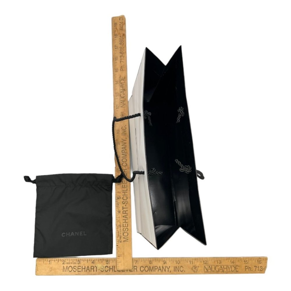 Chanel Gift Bag Set Authentic Pouch Tissue Paper and Gift Bag - Picture 8 of 9